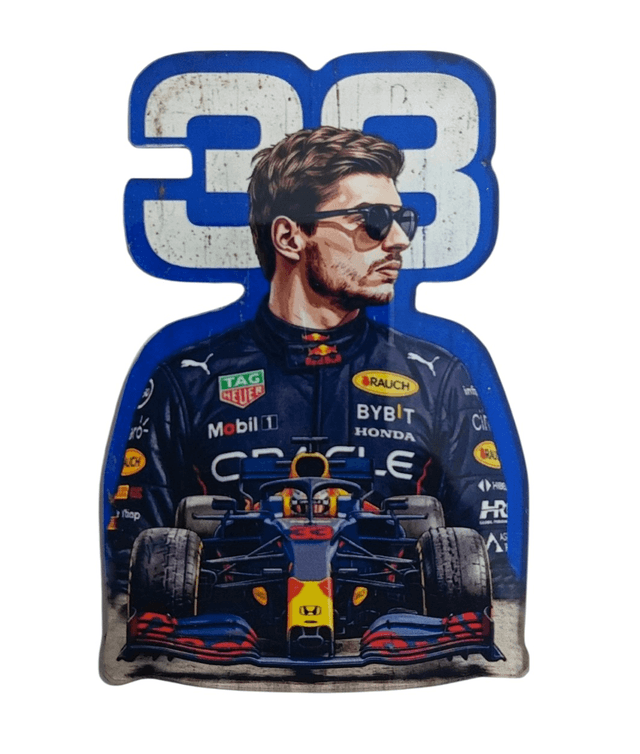 FORMULA RACING DRIVER FAN ART FRIDGE MAGNET product image