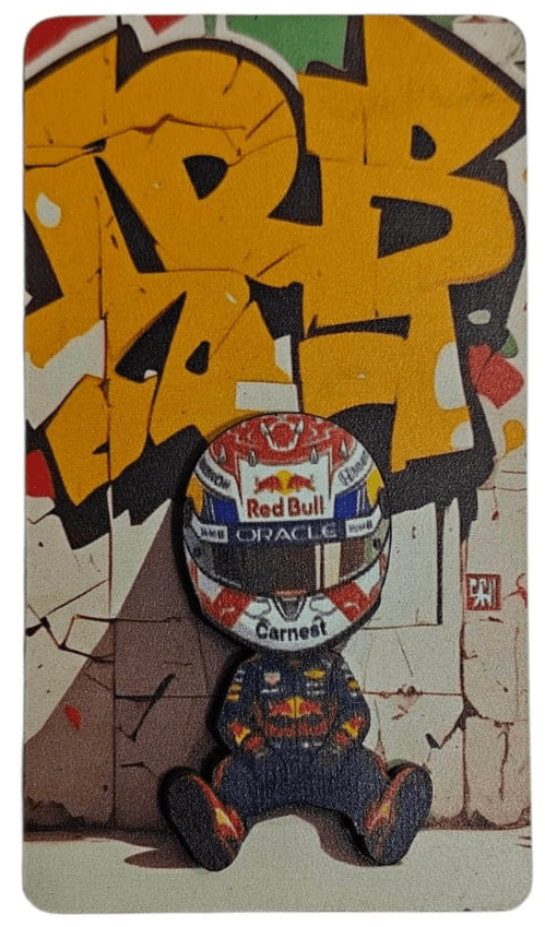 FORMULA RACING DRIVER FAN ART 3D FRIDGE MAGNET product image
