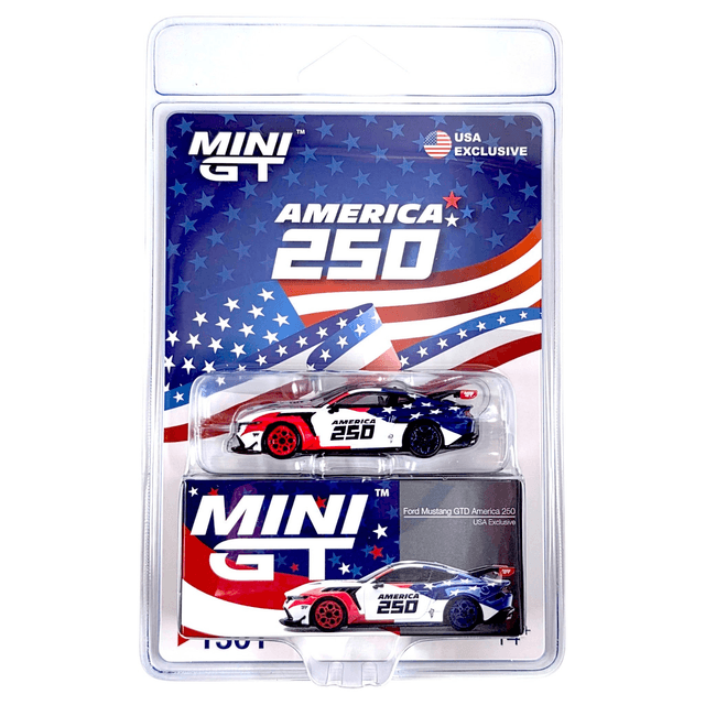 MINI GT FORD MUSTANG GTD AMERICA 250 USA EXCLUSIVE product image