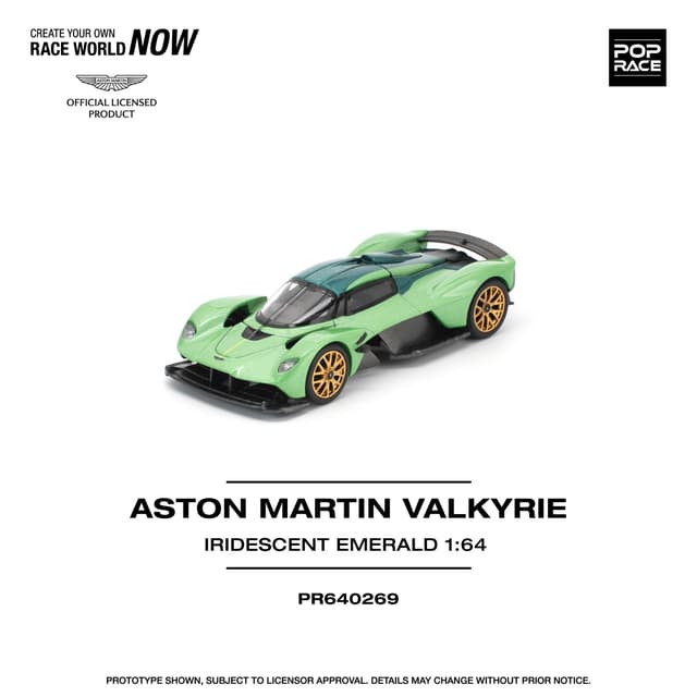 ASTON MARTIN VALKYRIE - IRIDESCENT EMERALD product image