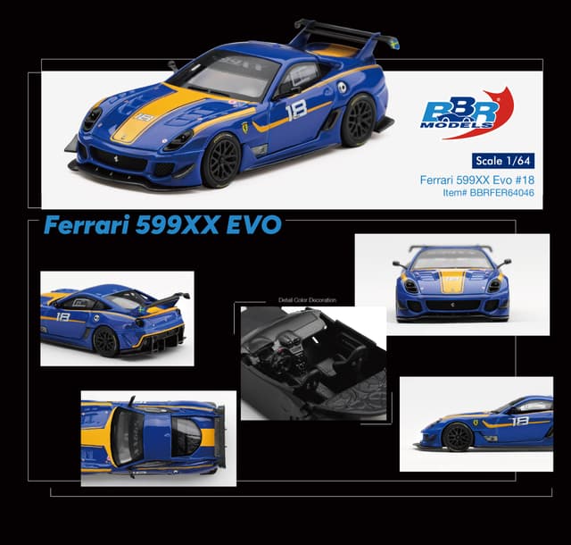 PREORDER FERRARI 599XX EVO #18 product image
