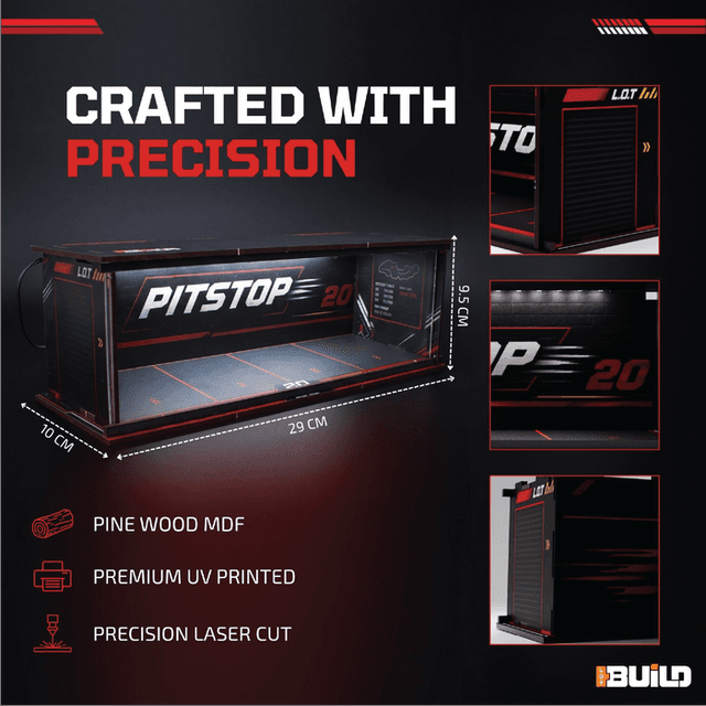 PITSTOP BUILD GARAGE RED product image