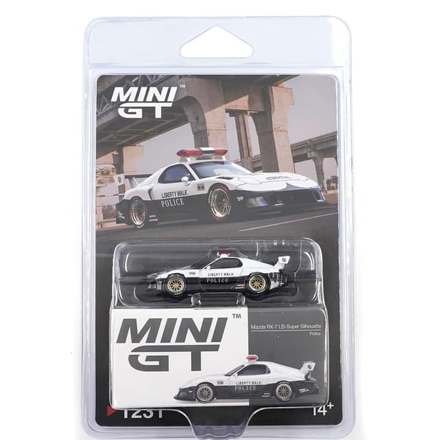 MINI GT MAZDA RX-7 LB-SUPER SILHOUETTE POLICE product image