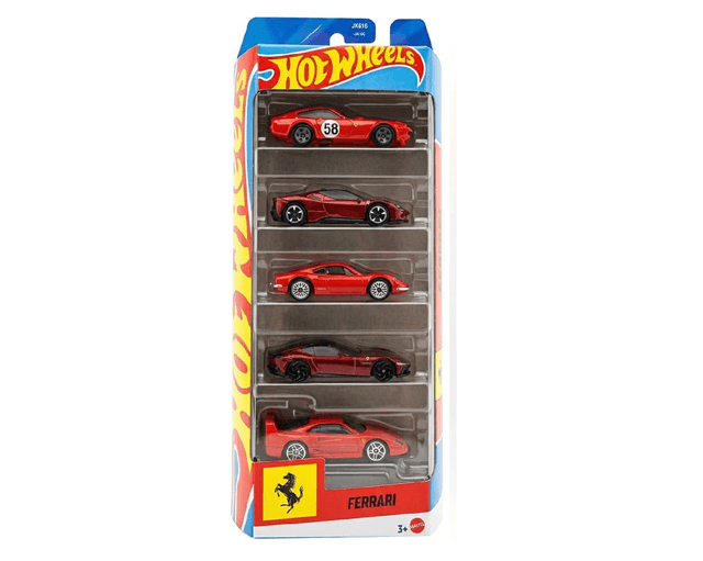 HOT WHEELS FERRARI GIFT PACK 5 CAR product image