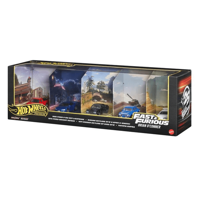 HOT WHEELS FAST FURIOUS 5PACKS 25TH ANNIVERSARY