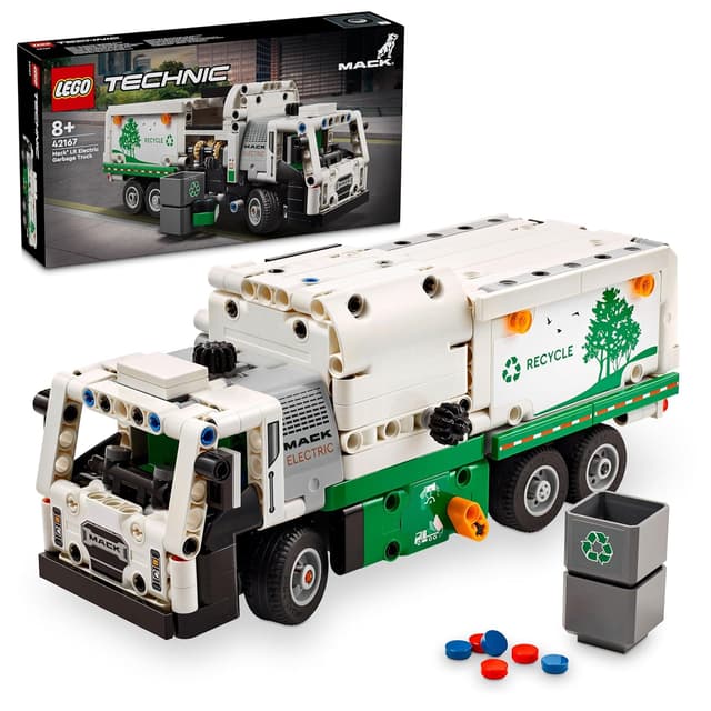 LEGO TECHNIC MACK LR ELECTRIC GARBAGE TRUCK 503 PIECES