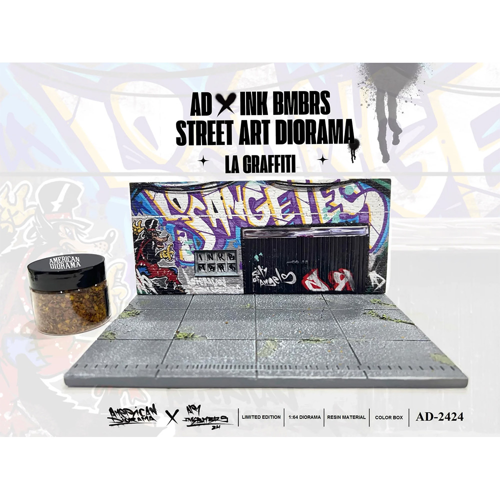 LA GRAFFITI STREET ART DIORAMA 