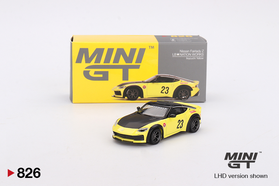 AT-mini PersonalⅡ MINI GT NISSAN Z LB NATION WORKS IKAZUCHI YELLOW | KarzandDolls