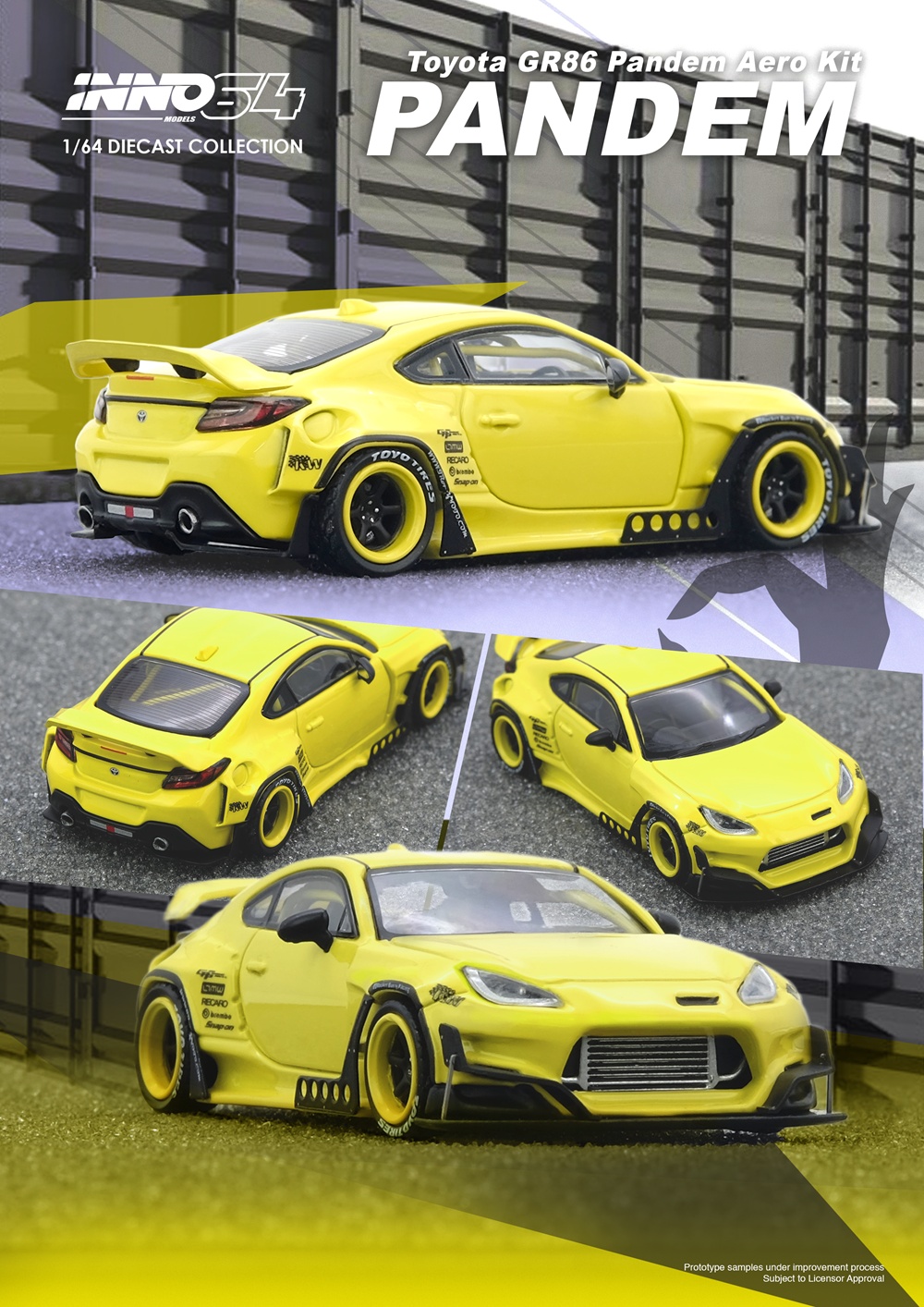 TOYOTA GR86 PANDEM YELLOW