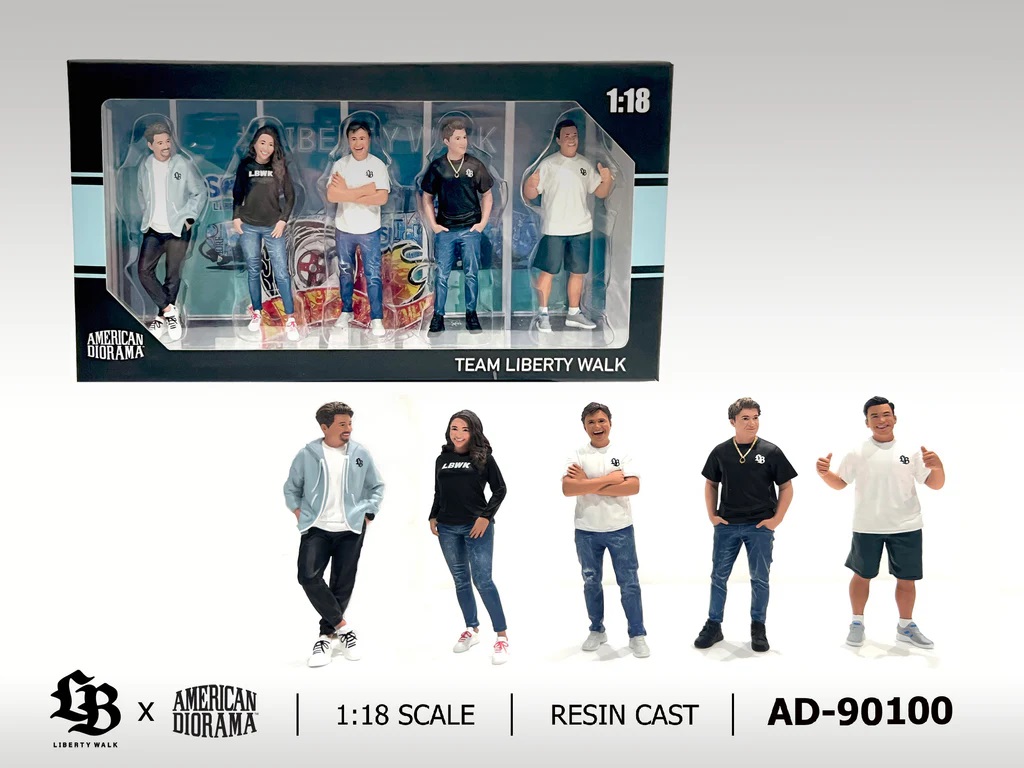 TEAM LIBERTY WALK FIGURE SET