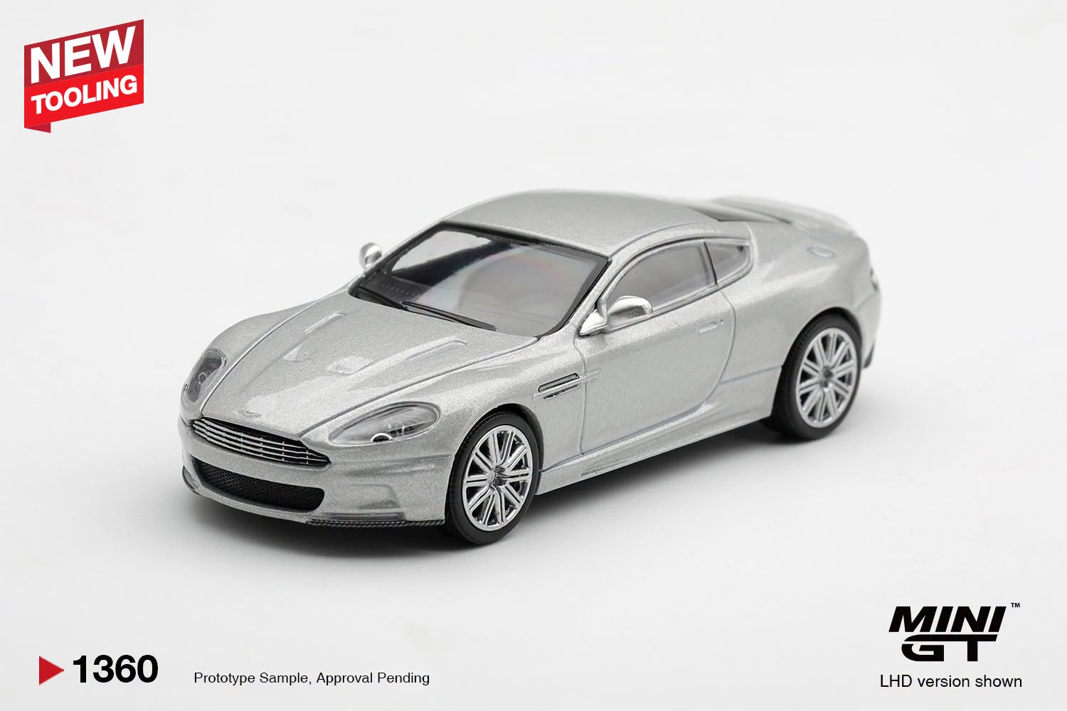 PREORDER ASTON MARTIN DBS 2008 LIGHTNING SILVER