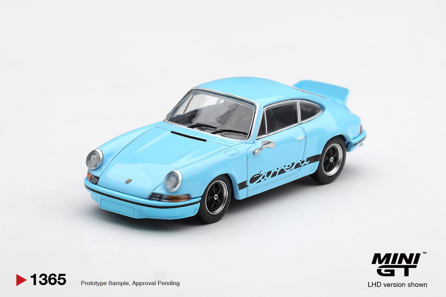PREORDER PORSCHE 911 CARRERA RS 2.7 GULF BLUE WITH BLACK LIVERY BLISTER
