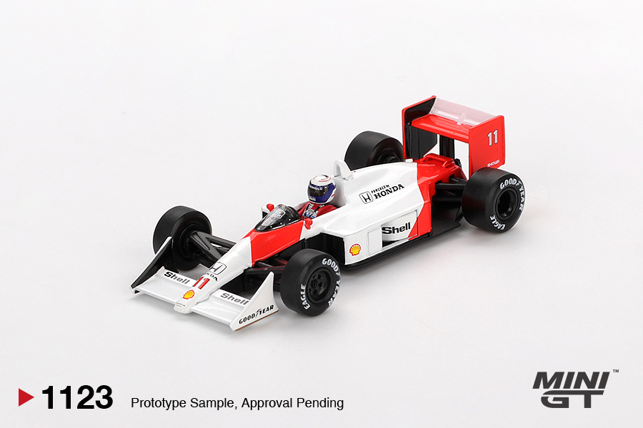 MINI GT MCLAREN MP4/4 #11 ALAIN PROST 1988 JAPANESE GRAND PRIX 2ND PLACE