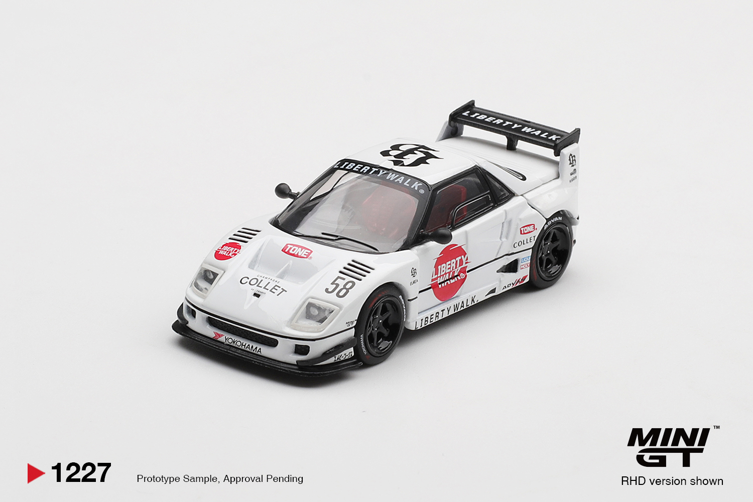 MINI GT MAZDA AZ-1 LIBERTY WALK LB40 LB-HINOMARU
