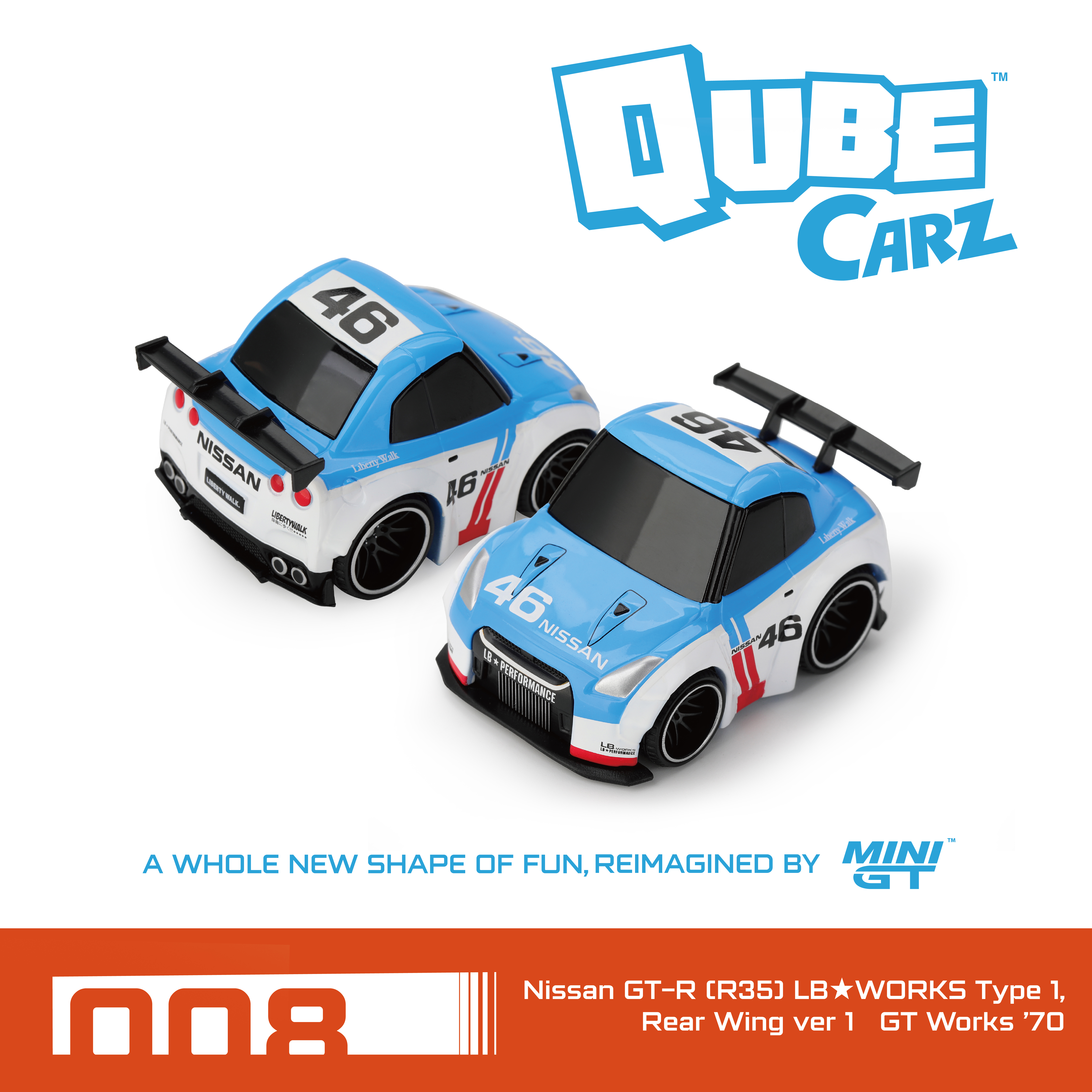 NISSAN GT-R (R35) LB WORKS TYPE 1, REAR WING VER 1 GT WORKS ’70 008
