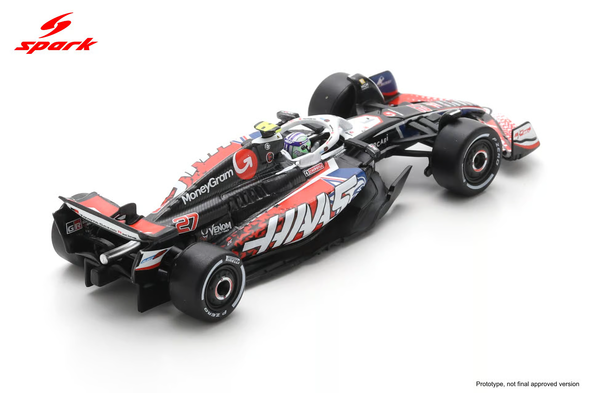 ミニカー Haas F1 Team VF24 8th US GP 2024 1/64 Spark 2024 Formula