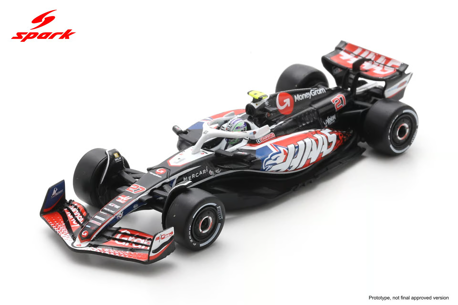 HAAS F1 TEAM VF24 HAAS F1 TEAM NO.27 8TH US GP 2024 NICO HULKENBERG