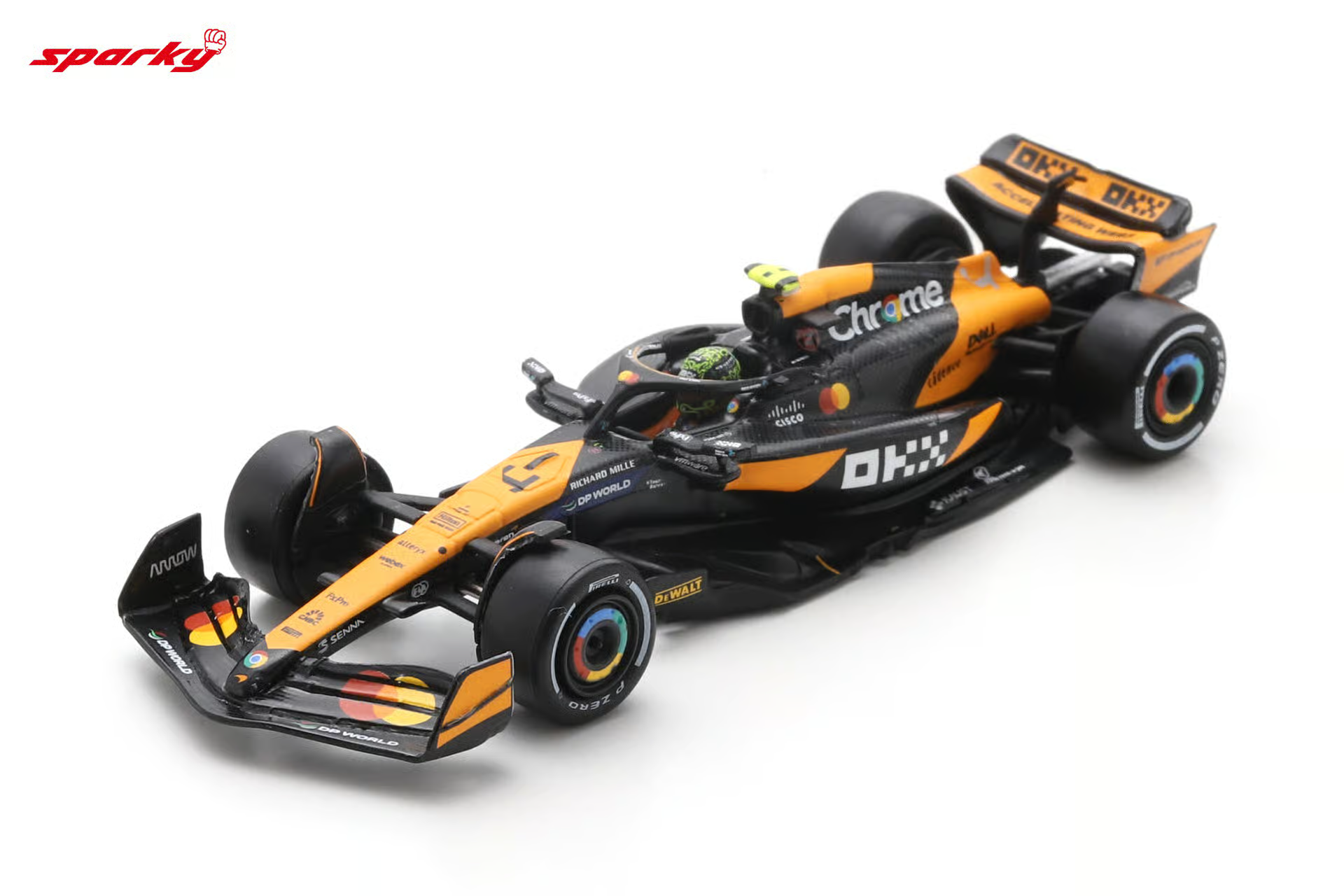 MCLAREN MCL38 MCLAREN NO.4 WINNER ABU DHABI GP 2024 LANDO NORRIS