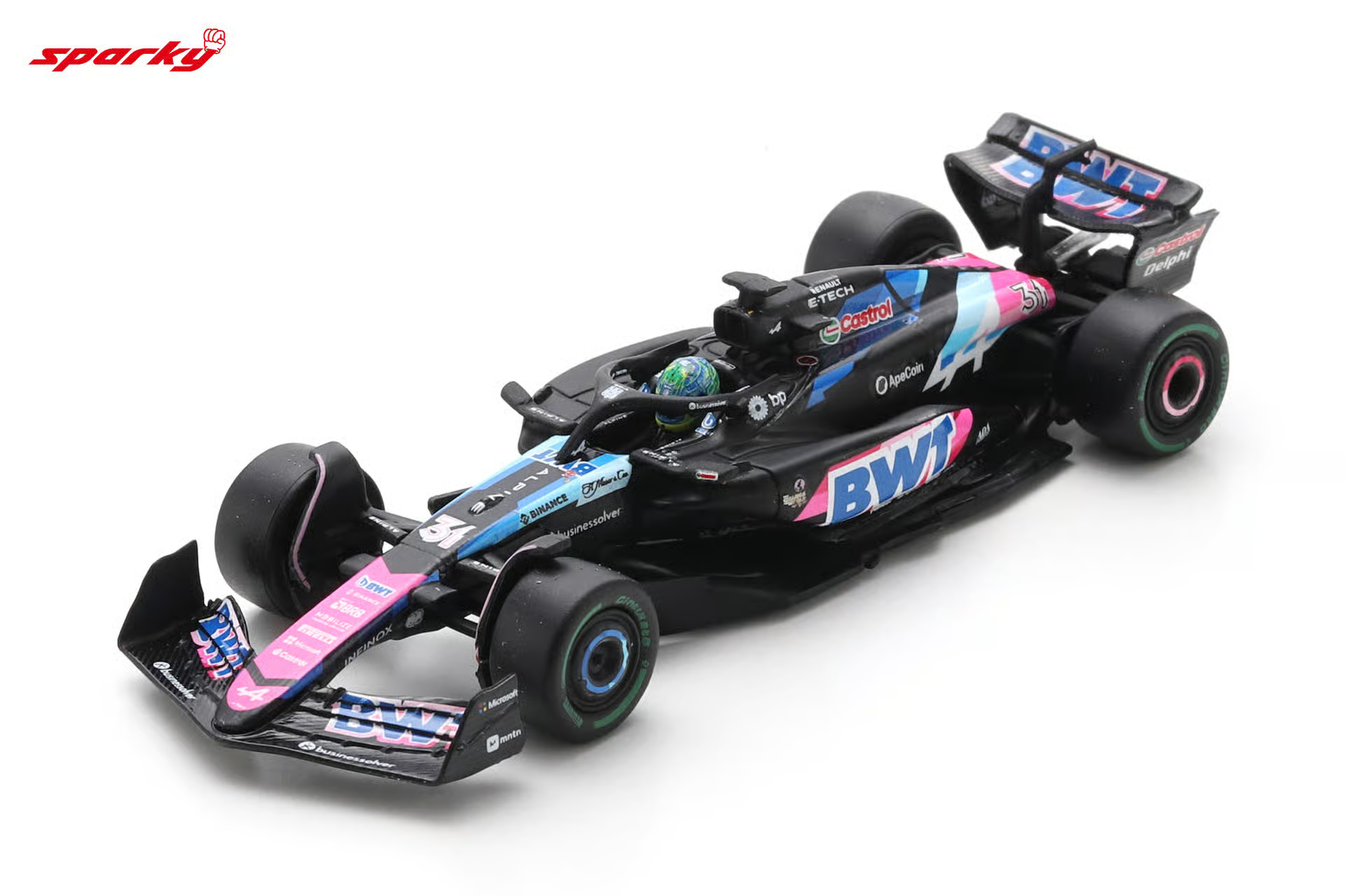 BWT ALPINE F1 TEAM A524 NO.31 2ND BRAZILIAN GP 2024 ESTEBAN OCON
