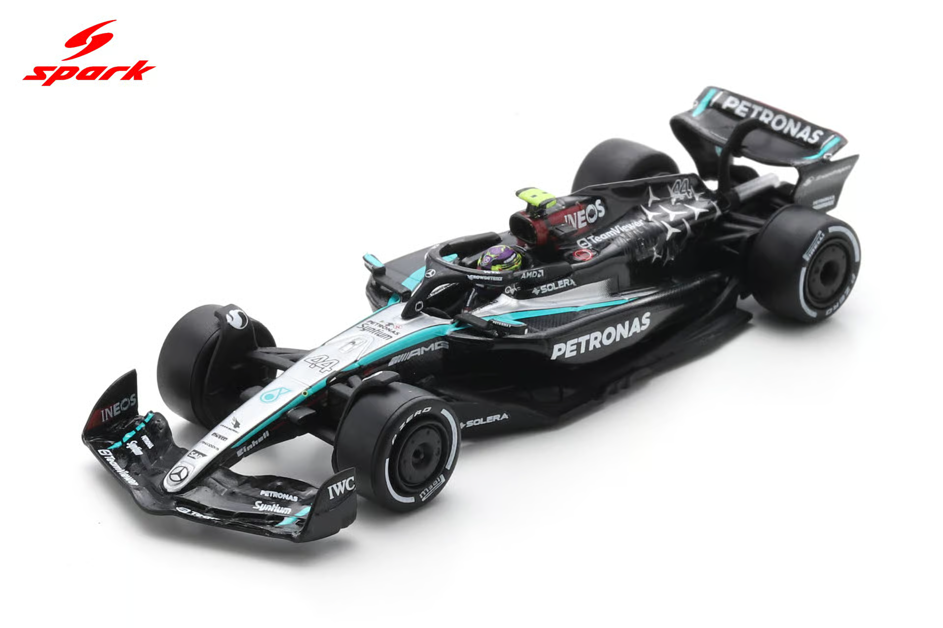 MERCEDES-AMG PETRONAS FORMULA ONE TEAM NO.44 F1 W15 E PERFORMANCE BAHRAIN GP 2024 LEWIS HAMILTON