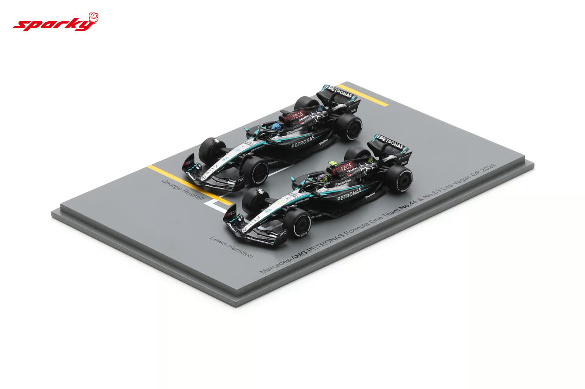 MERCEDESAMG PETRONAS FORMULA ONE TEAM NO44  NO63 LAS VEGAS GP 2024