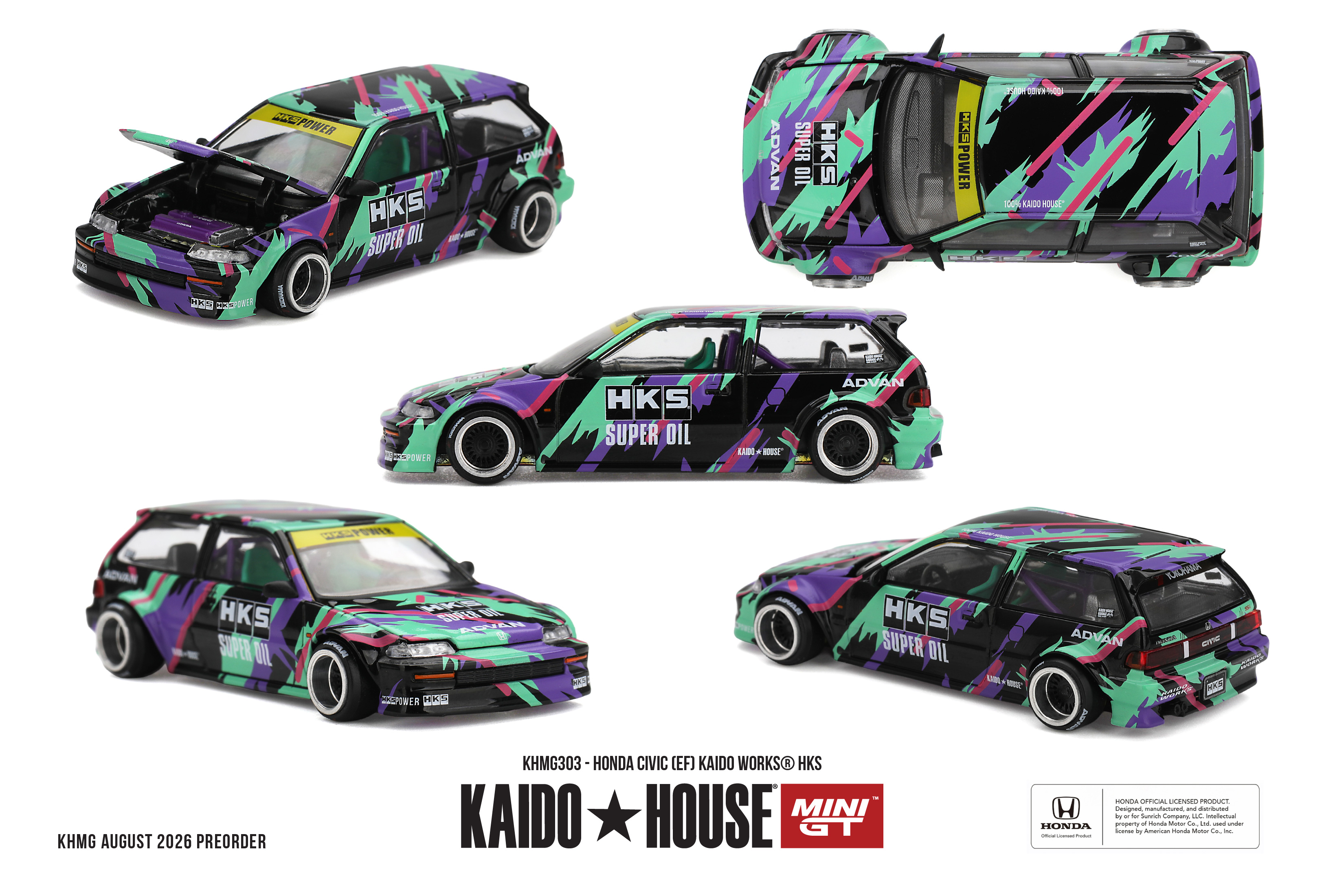 PREORDER HONDA CIVIC (EF) KAIDO WORKS HKS
