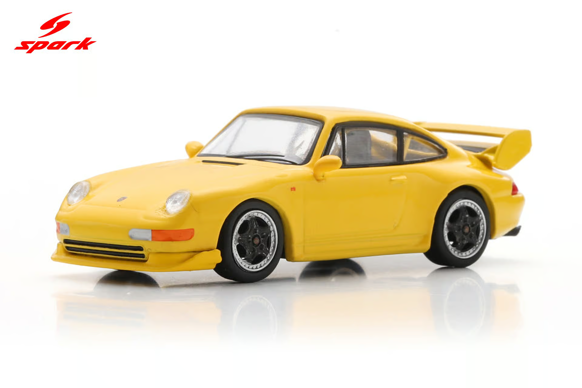 PORSCHE 911(993) RS CLUBSPORT (YELLOW WITH BLACK WHEELS)