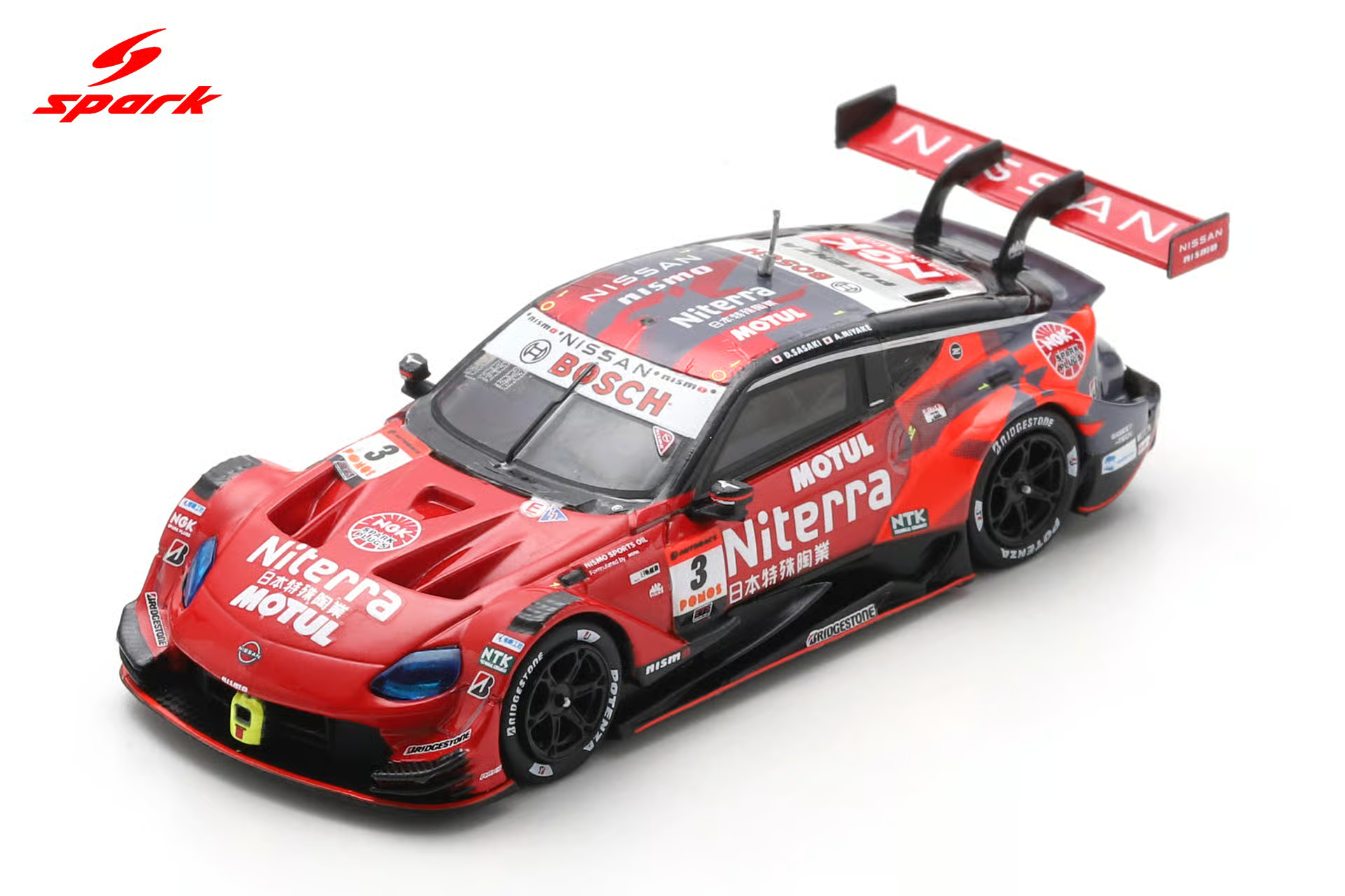 NITERRA MOTUL Z NISMO NDDP NO.3 GT500 SUPER GT 2025 D. SASAKI - A. MIYAKE