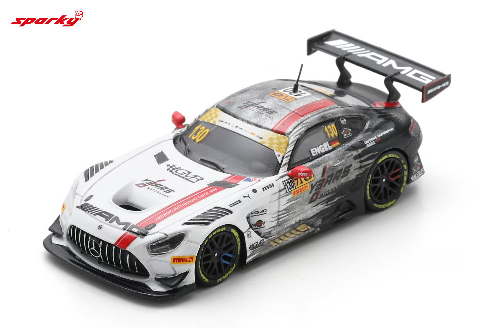 MERCEDES-AMG GT3 EVO NO.130 MERCEDES-AMG TEAM GMR WINNER FIA GT WORLD CUP MACAU 2024 MARO ENGEL