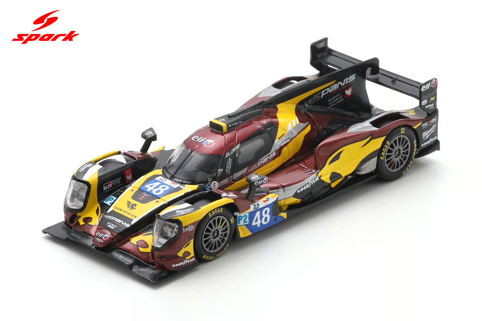 ORECA 07 - GIBSON NO.48 VDS PANIS RACING 2ND LMP2 CLASS LE MANS 24H 2025 O. GRAY - E. MASSON - F. PERERA