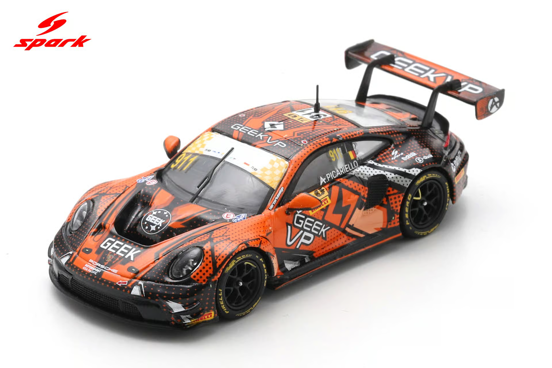 PORSCHE 911 GT3 R (992) NO.911 ABSOLUTE RACING 4TH FIA GT WORLD CUP MACAU 2024 ALESSIO PICARIELLO