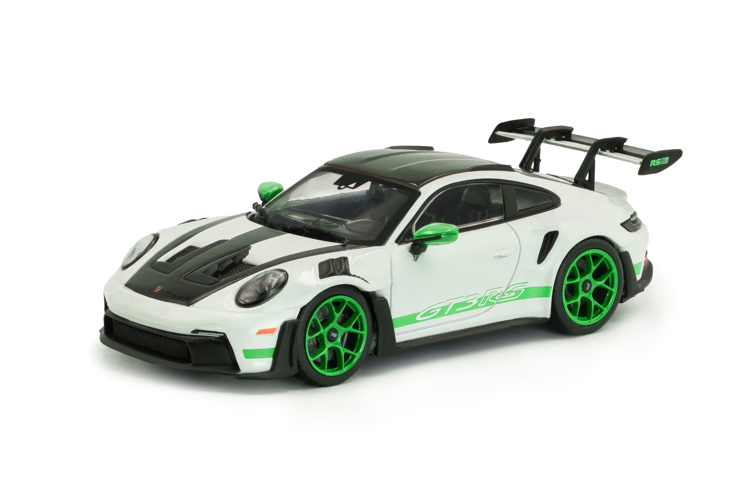 PORSCHE 911 (992) GT3 RS TRIBUTE TO CARRERA RS PACKAGE WHITE W/GREEN S4314801