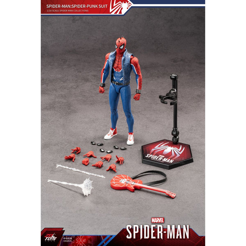 MARVEL SPIDER-MAN SPIDER-PUNK SUIT ACTION FIGURE