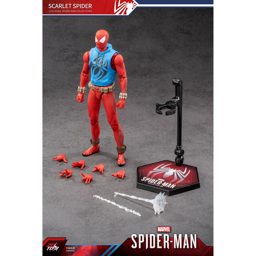 MARVEL SPIDER-MAN SCARLET SPIDER SUIT ACTION FIGURE