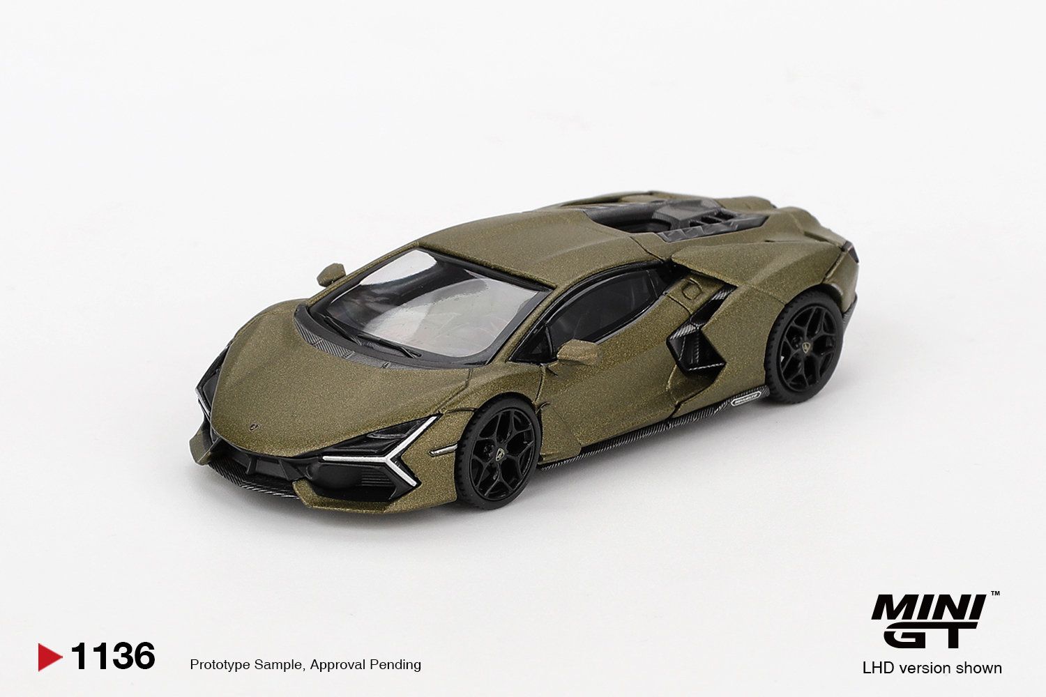 MINI GT LAMBORGHINI REVUELTO VERDE GEA MATTE