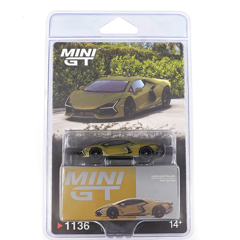 MINI GT LAMBORGHINI REVUELTO VERDE GEA MATTE BLISTER