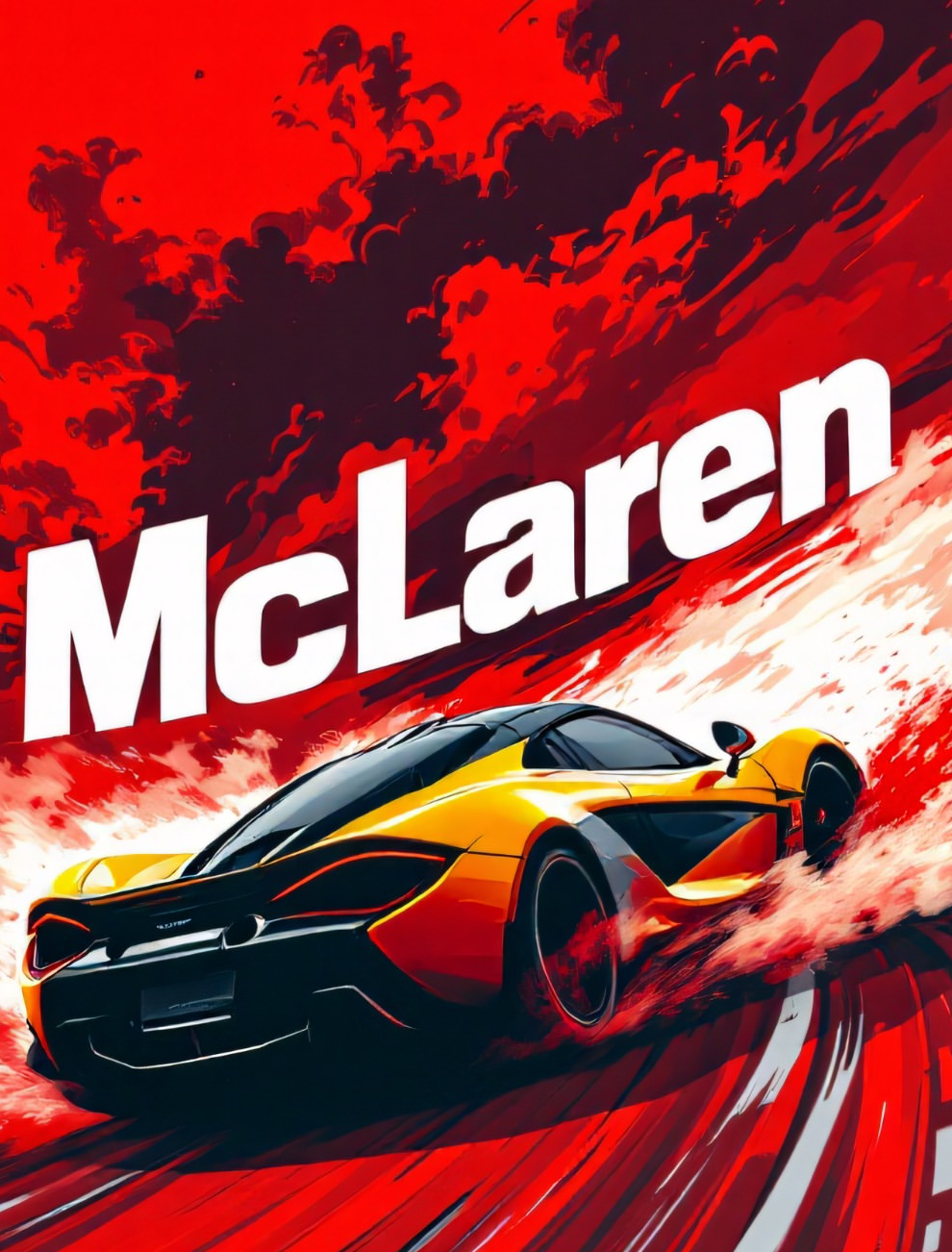 MCLAREN SPEED RUSH COLLECTIBLE MAGNET