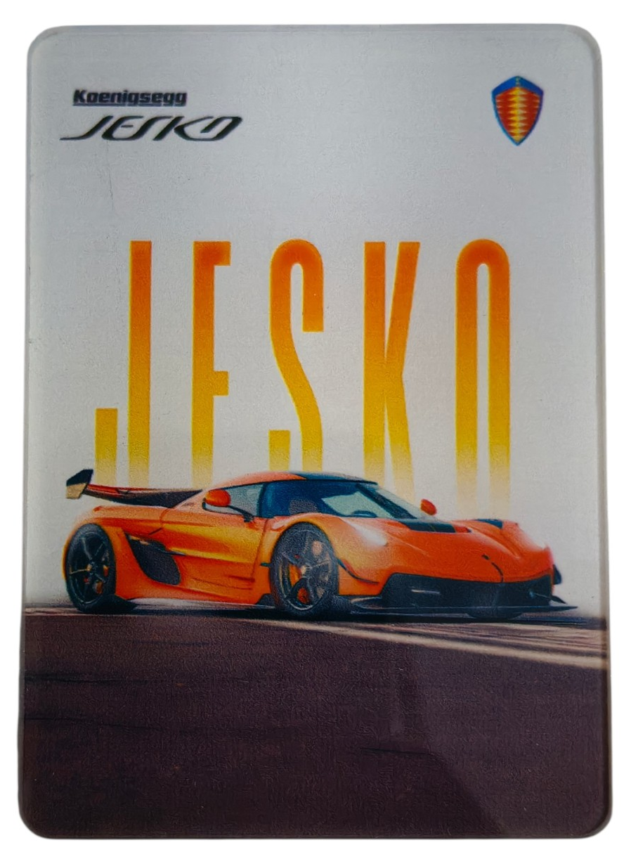 KJ HYPERCAR FAN ART FRIDGE MAGNET