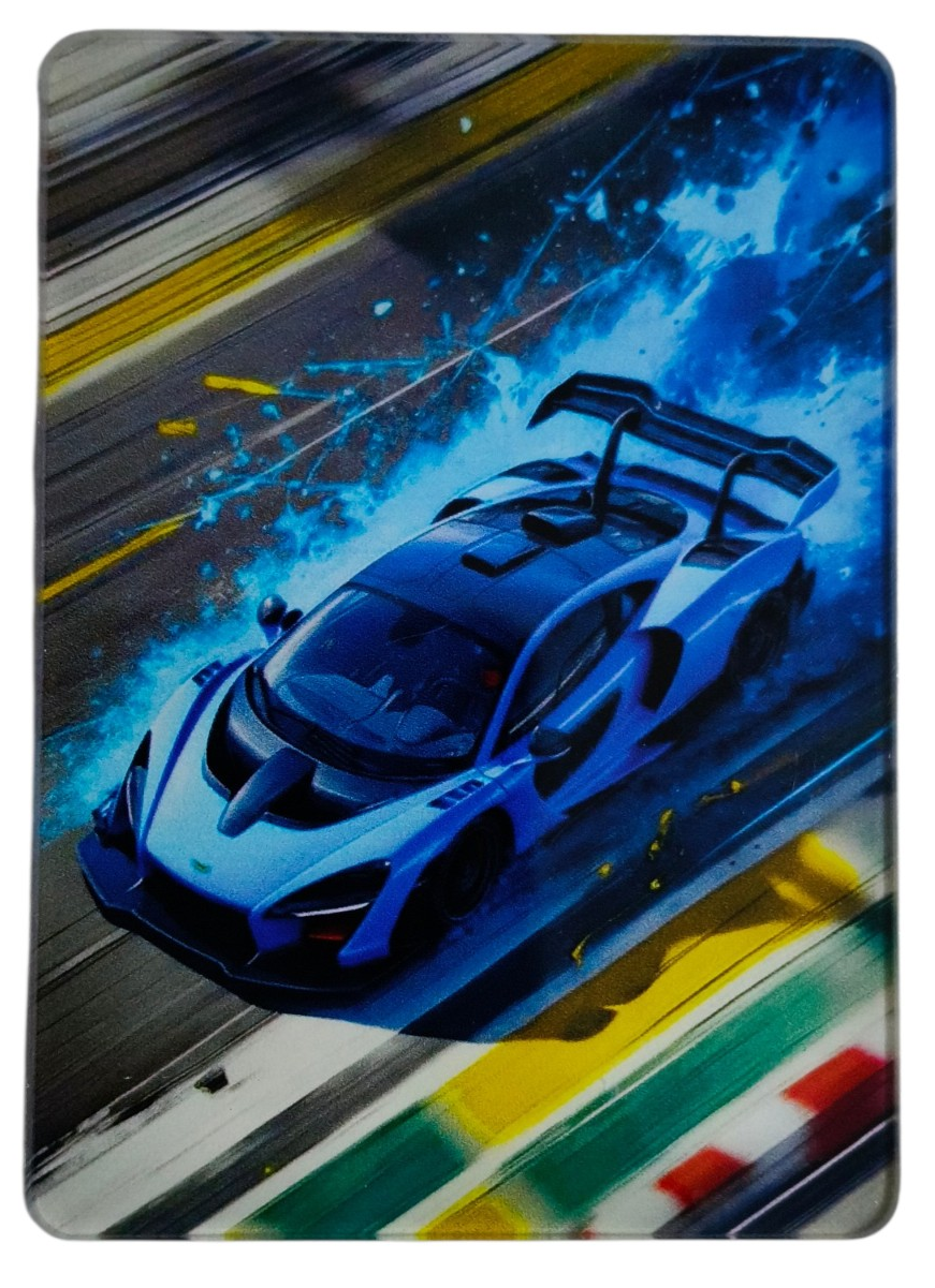 M S GTR BLUE FAN ART FRIDGE MAGNET