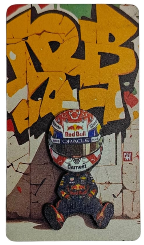 FORMULA RACING DRIVER FAN ART 3D FRIDGE MAGNET