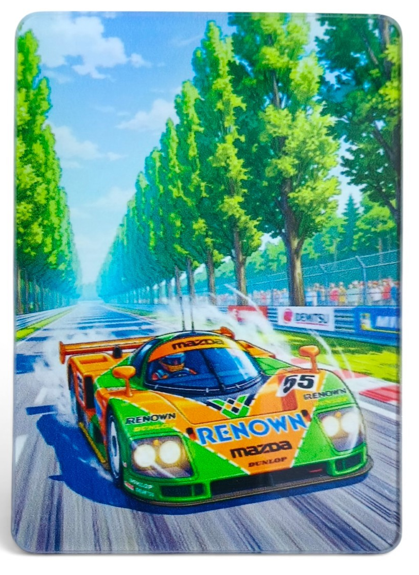787B RACING FAN ART FRIDGE MAGNET