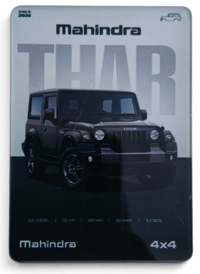 THAR-INSPIRED OFF-ROAD FAN ART FRIDGE MAGNET