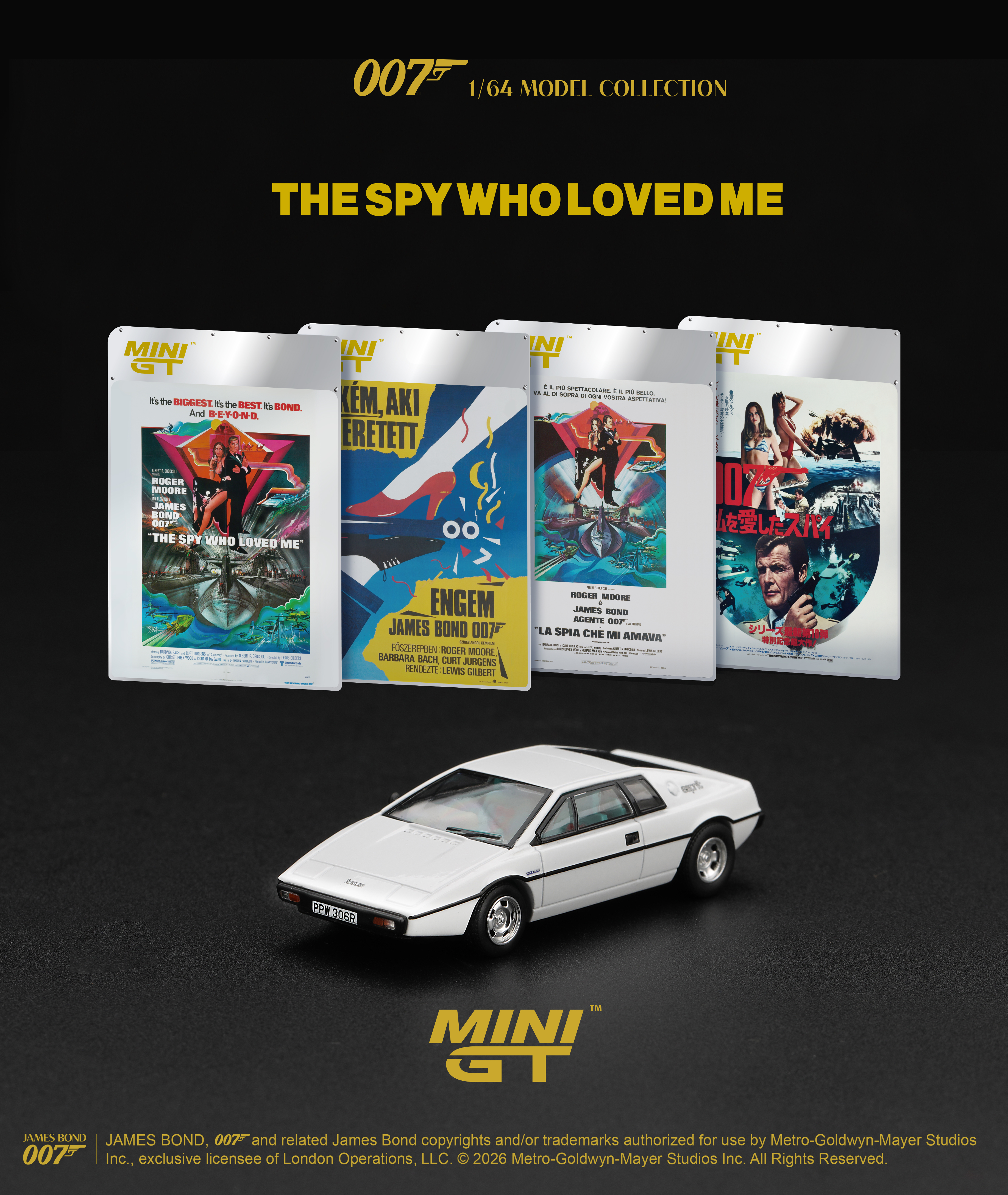 PREORDER LOTUS ESPRIT S1 “THE SPY WHO LOVED ME” ENGLISH BLISTER PACKAGING