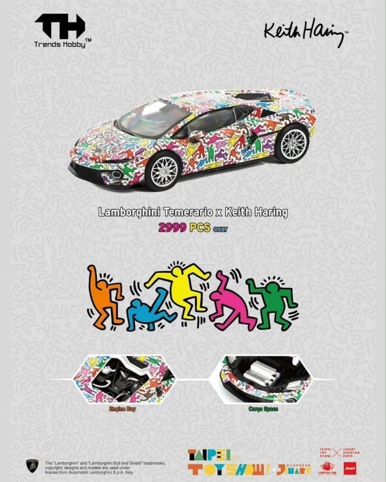 LAMBORGHINI TEMERARIO X KEITH HARING | KarzandDolls