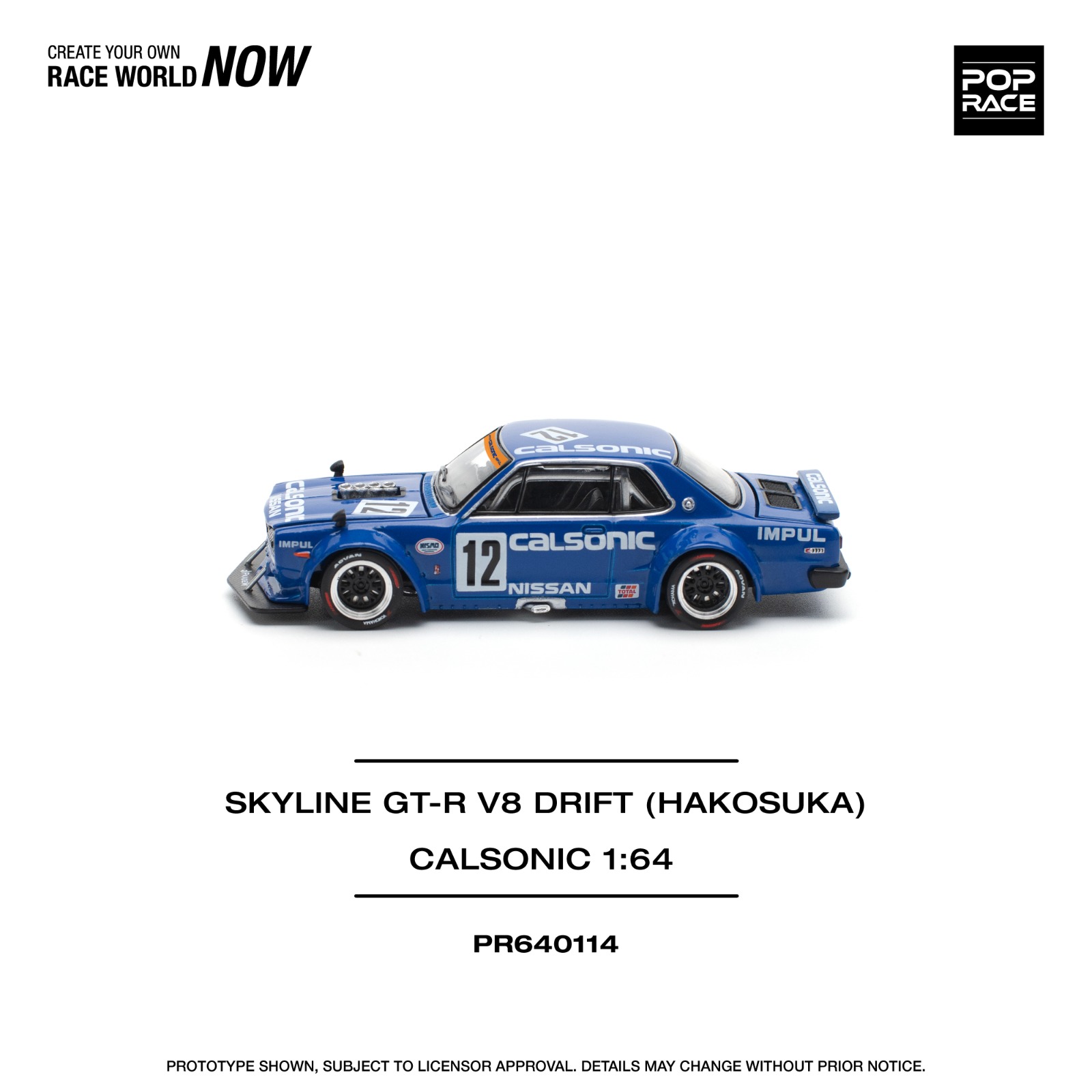 SKYLINE GT-R V8 DRIFT HAKOSUKA CALSONIC | KarzandDolls