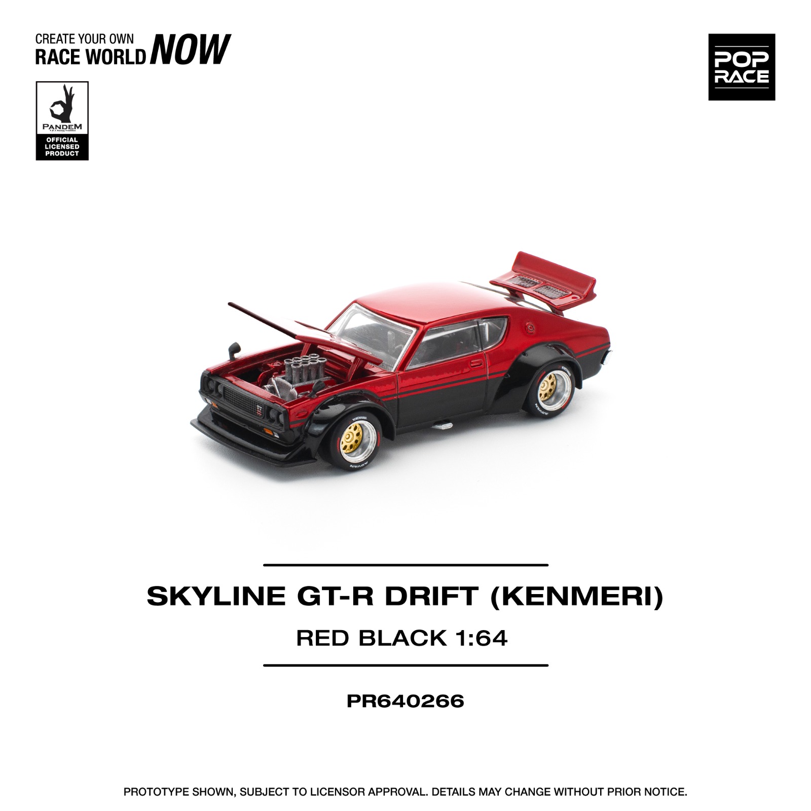 KENMERI REDBLACK POP RACE KPGC110