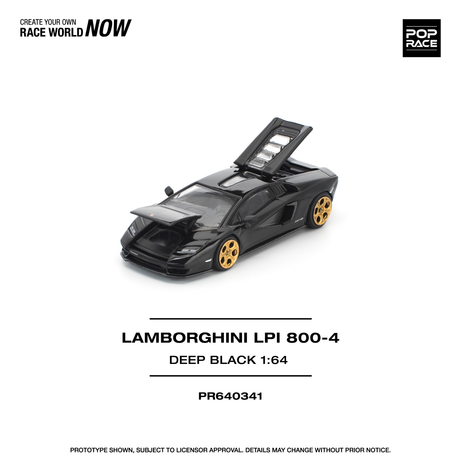 LAMBORGHINI COUNTACH LPI 800-4 DEEP BLACK
