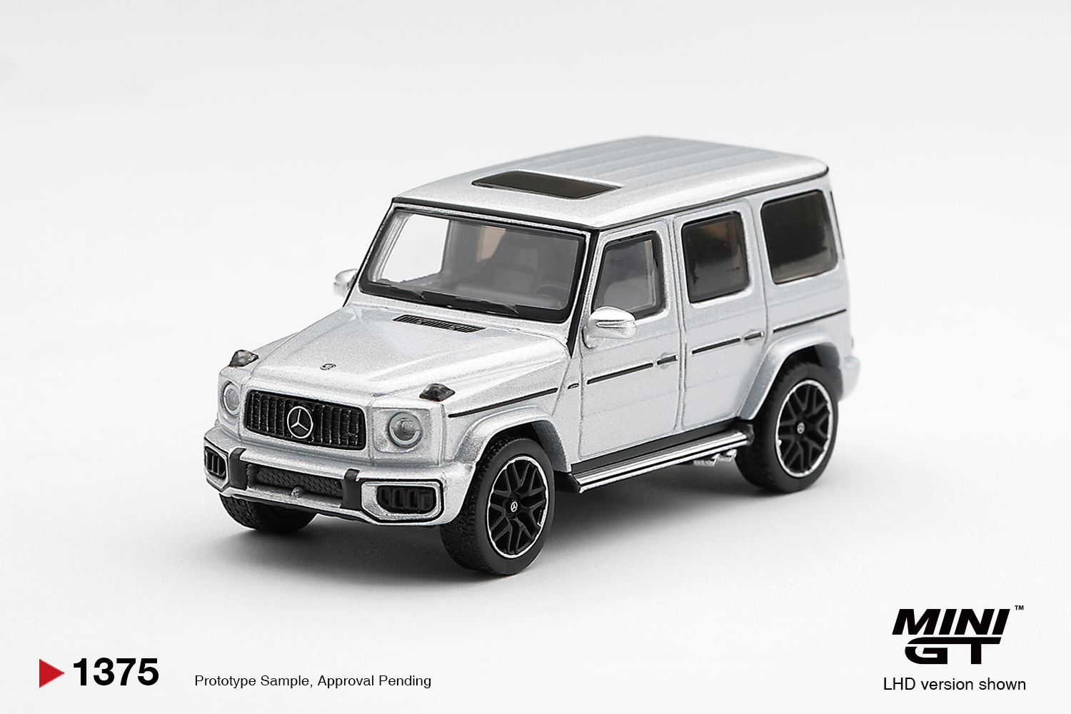 PREORDER MERCEDES-AMG G 63 SILVER METALLIC BLISTER PACKAGING