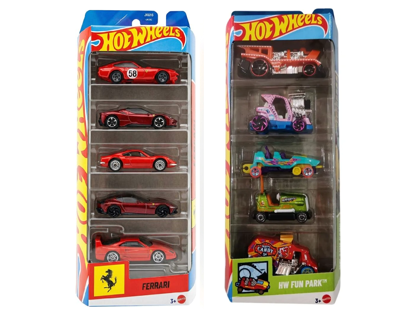 FERRARI WITH HW FUN PARK JBJ88