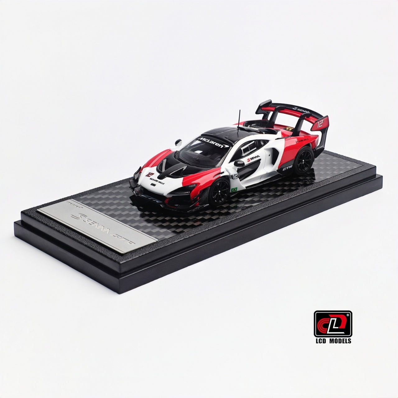 MCLAREN SENNA GTR RED WHITE